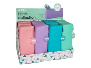 Apli Nordik Collection - Trousse triangulaire 1 compartiment - silicone - disponible dans différentes couleurs