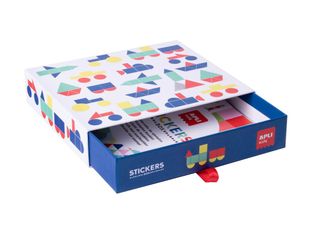 APLI kids - Stickers game geometric vehicles