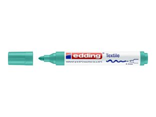 edding 4500 - Marqueur - permanent - pour textile - vert pale - encre pigmentée à base d'eau - 2-3 mm