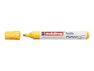 edding 4500 textile - Marqueur - pour textile - jaune fluo - encre pigmentée à base d'eau - 2-3 mm