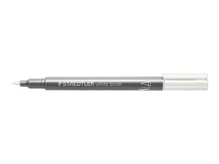 STAEDTLER 8321 - Feutre pinceau à pointe souple - blanc - 1-6 mm