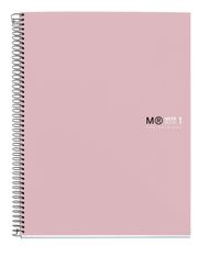 Notebook The Original, Couverture rigide, A4, lignes horizontales, 80 feuilles de 1 couleur, Miquelrius, Sable.