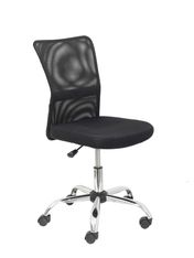 Silla pardal respaldo malla negro asiento