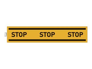Exacompta - Pictogramme bande de message arrêt obligatoire - 960 x 250 mm - jaune