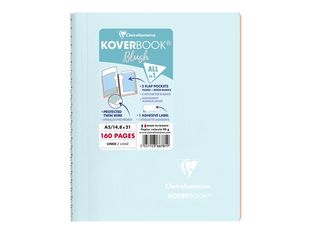 Clairefontaine Koverbook Blush - Carnet de notes enveloppant en polypro - A5 - 160 pages ligné - Différents coloris disponibles