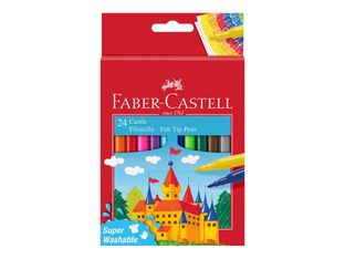 Faber-Castell CASTLE - 24 feutres - couleurs assorties