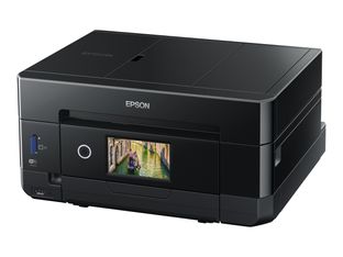Epson Expression Premium XP-7100 Small-in-One - Impresora multifunción - color - chorro de tinta - Legal (216 x 356 mm) (original) - A4/Legal (material) - hasta 11 ppm (copiando) - hasta 15.8 ppm (impresión) - 120 hojas - USB 2.0, Gigabit LAN, Wi-Fi(n) -