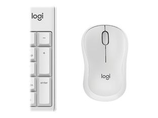 Logitech MK295 Silent - Juego de teclado y ratón - inalámbrico - 2.4 GHz - español - blanco apagado