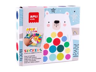 APLI kids Bear - Stickers game - jeu éducatif
