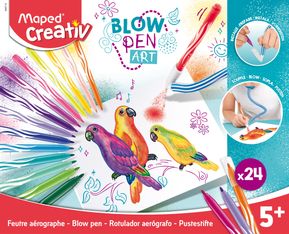 MAPED CREATIV - BLOWPEN ART - Boite de 24 couleurs