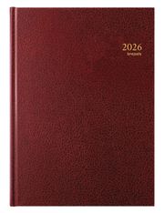 Agenda Santex Bremax - 1 jour sur 2 pages - 21 x 29 cm - bordeaux - Brepols