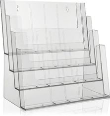 INOVSHOP - Présentoir multi-formats pour brochures A4, A5, 1/3 A4, A6