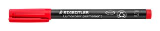 STAEDTLER Lumocolor - Marcador - permanente - rojo - 0.4 mm - superfino