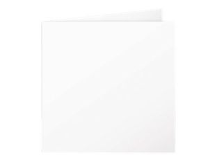 Pollen - 25 Cartes pliées - 160 x 160 mm - 210 g/m² - blanc