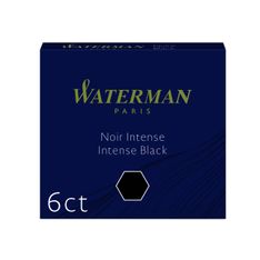 Waterman - 6 cartouches d'encre pour stylo plume - noir