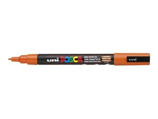 Posca - Marqueur peinture pointe fine - orange foncé