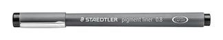 STAEDTLER pigment liner 308 - Rotulador - negro - tinta de pigmento - 0.8 mm