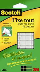 Scotch Fixetout - Pâte adhésive : pack de 84 carrés