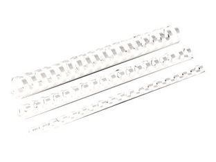 Fellowes - 100 anneaux de reliure en plastique - 16 mm - jusqu'à 120 feuilles - blanc