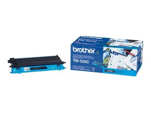 Brother TN135C - Alto rendimiento - cián - original - cartucho de tóner - para Brother DCP-9040, 9042, 9045, HL-4040, 4050, 4070, MFC-9420, 9440, 9450, 9840
