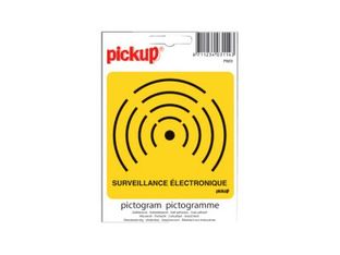 Pickup - Pictogramme - Surveillance éléctronique - 100 x 100 mm