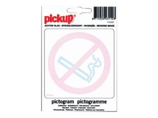 Pickup - Pictogramme inversé - Interdit de fumer - 100 x 100 mm