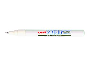 UNI PAINT - Marqueur permanent - pointe fine - blanc