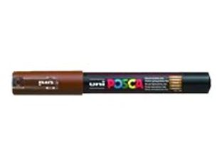 POSCA PC-1M - Marcador - permanente - marrón - tinta pigmentada al agua - 1 mm - extrafino
