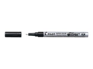 Pilot Super Color - Marqueur permanent - pointe fine - argent