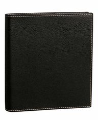 Agenda Club Executif avec répertoire - 1 semaine sur 2 pages - 16 x 16 cm - noir - Quo Vadis