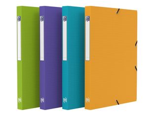 Oxford Memphis - Boîte de classement plastique - dos 25 mm - disponible dans différentes couleurs