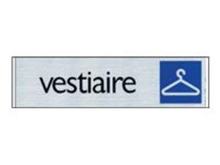 Pickup - Plaque de signalisation - 165 x 44 mm - vestiaire