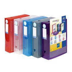 Viquel Propyglass - Boîte de classement personnalisable - dos 80 mm - disponible dans différentes couleurs