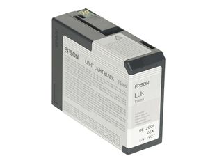 Epson T5809 - gris clair - cartouche d'encre originale