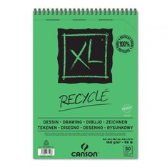 Canson bloc microperforado A4 50 hojas xl recycled fino 160g