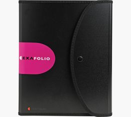 Exacompta Exactive Exafolio - Trieur valisette avec porte-bloc - 6 compartiments