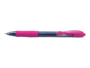 Pilot G-2 - Roller encre gel rétractable - 0,7 mm - rose