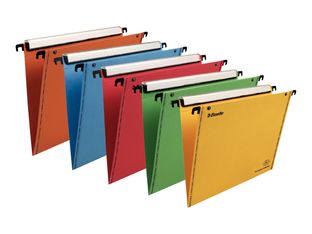 Esselte VisioPlus - 10 Dossiers suspendus pour tiroirs - coloris assortis - fond V