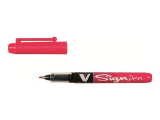 Pilot V Sign Pen - Feutre - pointe moyenne - rouge