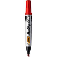 BIC MARKING 2300 - Marqueur permanent - pointe biseau - rouge