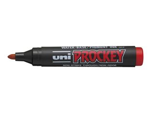 UNI PROCKEY PM - Marqueur permanent - pointe ogive - rouge