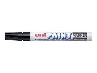 Uni PAINT PX - Marqueur permanent - pointe ogive - noir