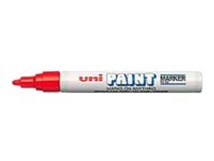 Uni PAINT PX - Marqueur permanent - pointe ogive - rouge