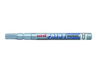 UNI PAINT PX - Marqueur permanent - pointe fine - argent