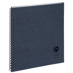 Agenda de bureau spiralé Forever Eurotime 22S - 1 semaine sur 2 pages - 18,5 x 22,5 cm - disponible dans différentes couleurs - Exacompta