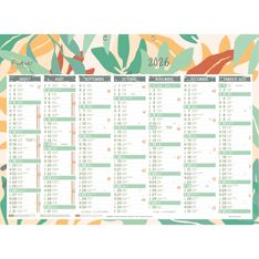 Calendrier recyclé Forever 7 mois par face - 40,5 x 55 cm - Exacompta