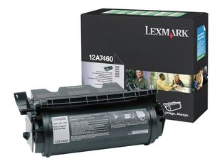 Lexmark 12A7460 - noir - cartouche laser d'origine