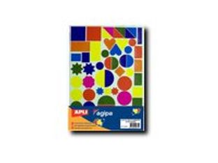 Apli - 590 gommettes permanentes - coloris et formes assortis