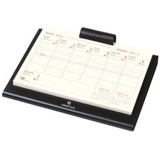 Up to Date - Socle noir + semainier - 24,5 x 21 cm - Oberthur