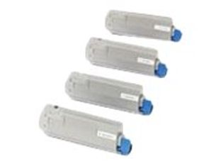 OKI 43865721 - jaune - cartouche laser d'origine